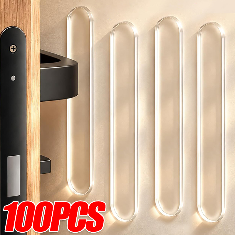 Furniture Hardware Products - Silicone Cabinet Bumpers Strips Self-Adhesive Anti-collision