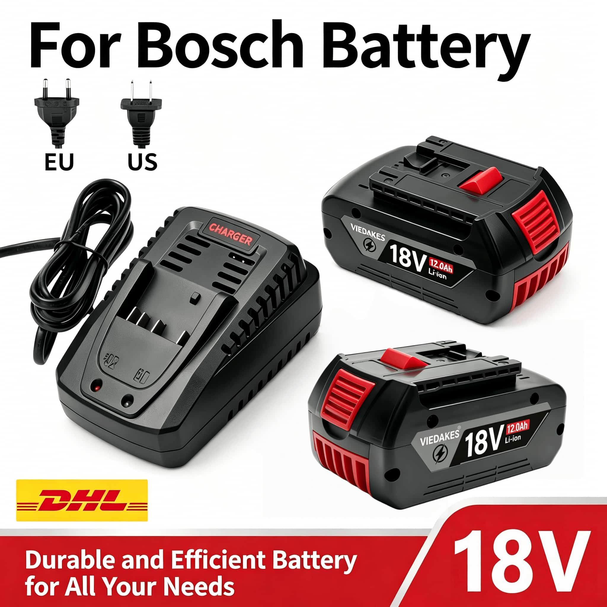 Bosch Drill Gsb 18V - 18V 10.0Ah for Bosch BAT618 Battery