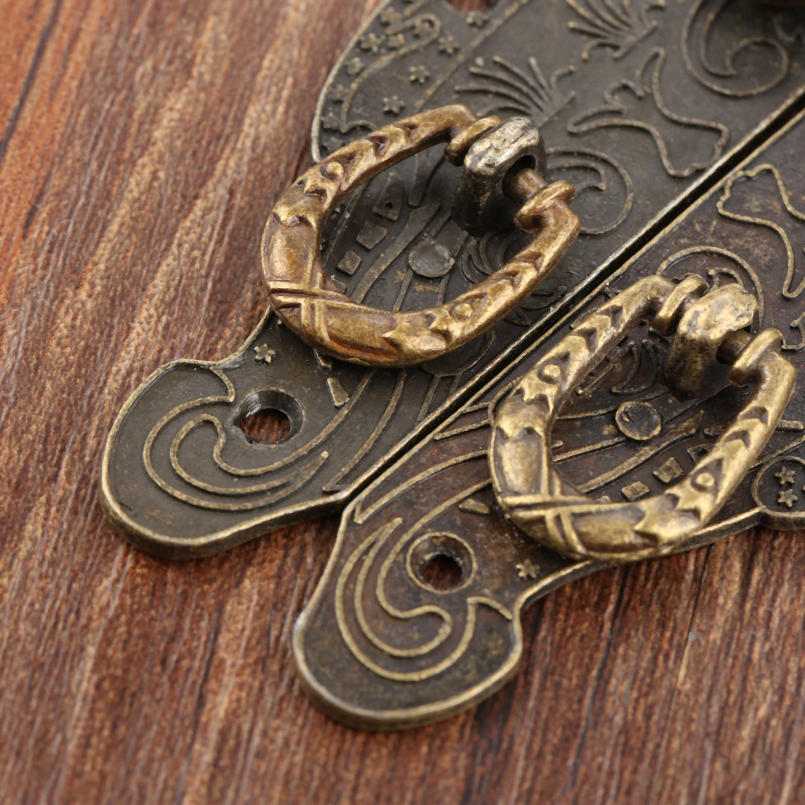 Furniture Hardware Manufacturers - 1PC Antique Box Latch Hasp Vintage