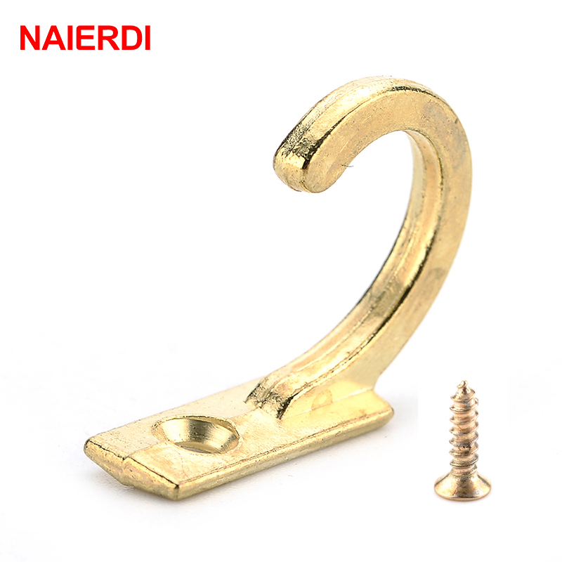 Furniture Hardware Manufacturers - NAIERDI 10PCS Small Antique Hooks Wall