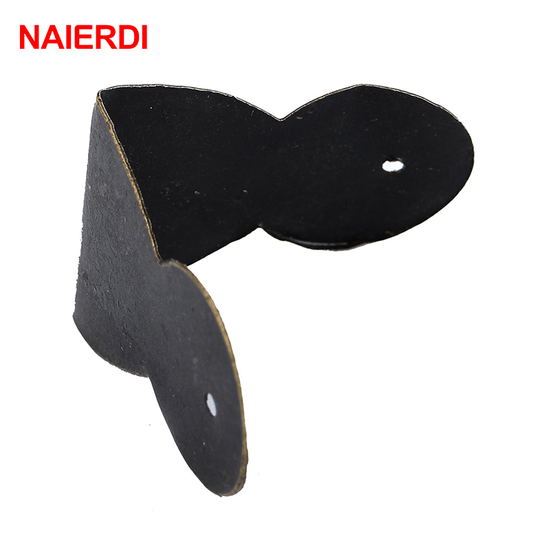 Furniture Hardware Antique - NAIERDI 30PCS Decoration Corner Bracket Antique