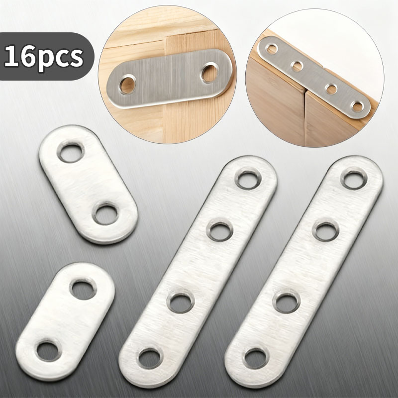 Used Furniture Hardware - 16pcs Corner Codes, Flat Fasteners, Furniture