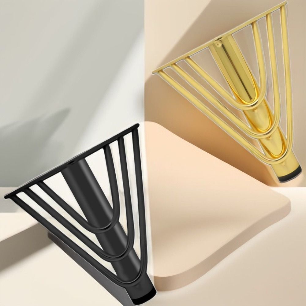 Furniture Hardware Material - Golden Color Furniture Legs Thickened Design