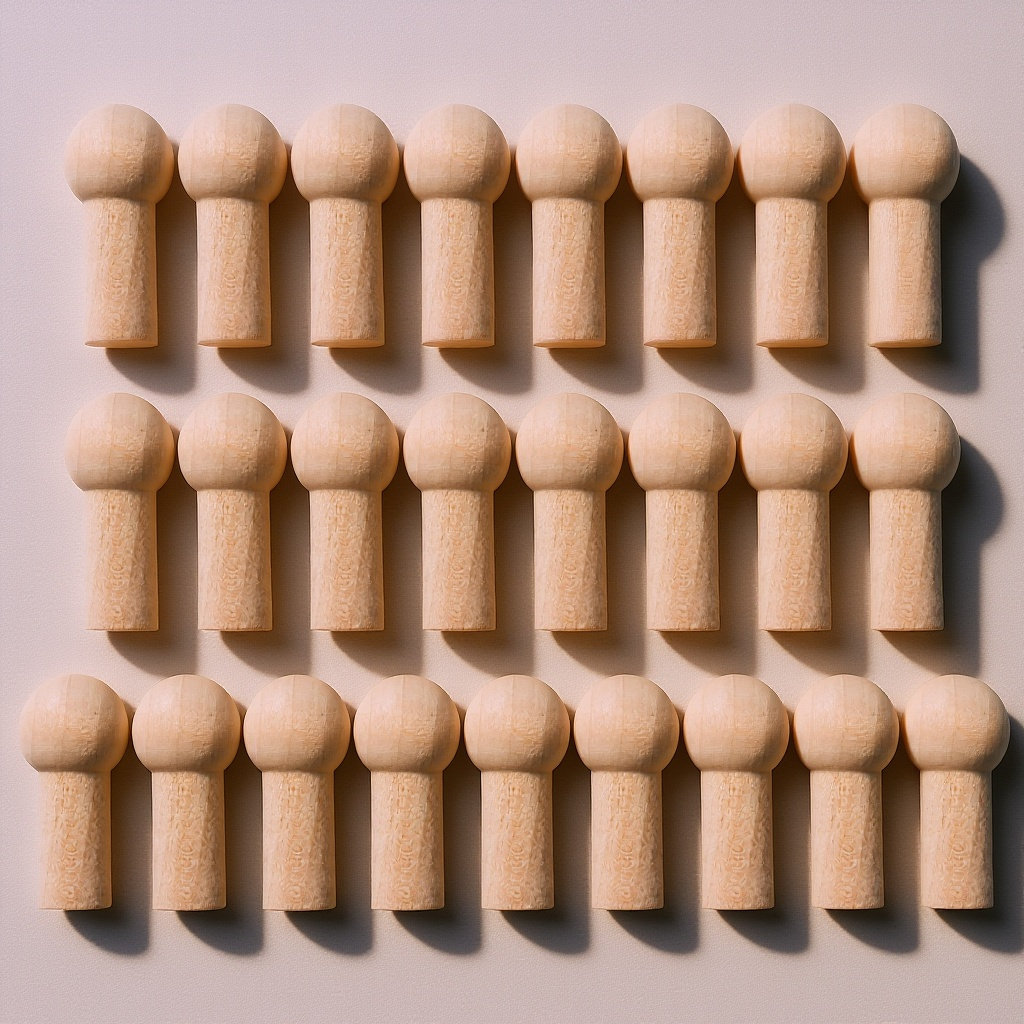 Shelf Peg Support - 25pcs Wooden Clothes Hanger Heavy Duty