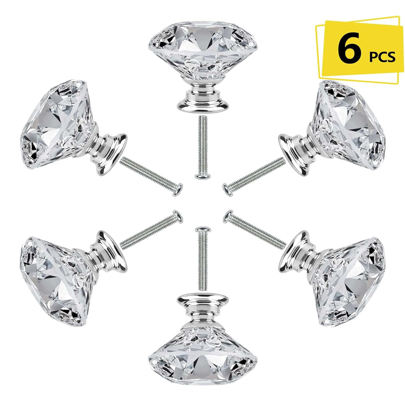 Furniture Hardware Manufacturers - 6Pcs Cabinet Knob with Screws 30mm