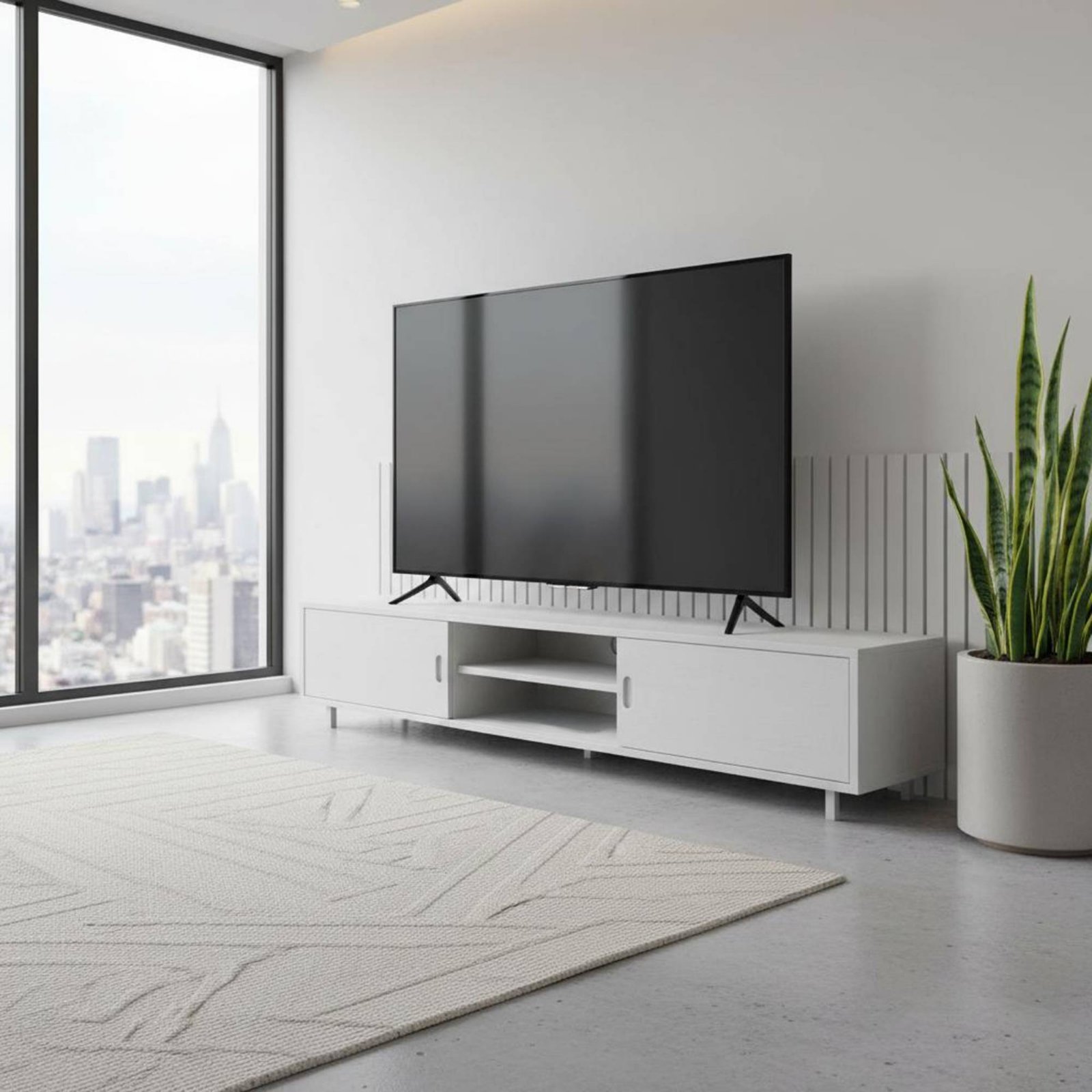 Furniture Hardware Material - 2 Pieces TV Stand Legs Includes