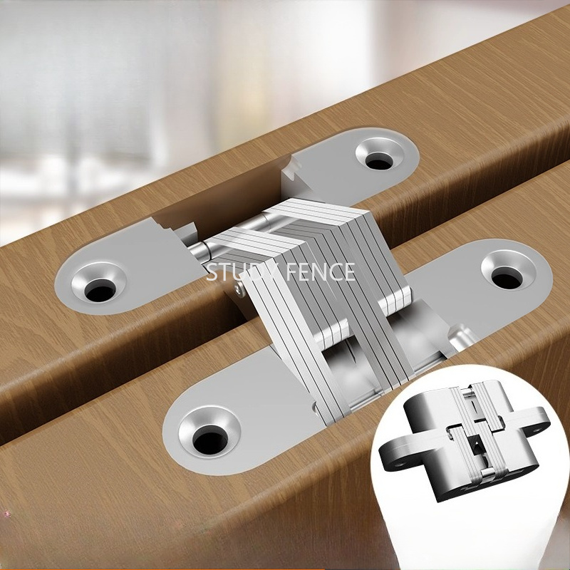 2PCS Metal Concealed Cross Hin - Used Furniture Hardware recension och pris