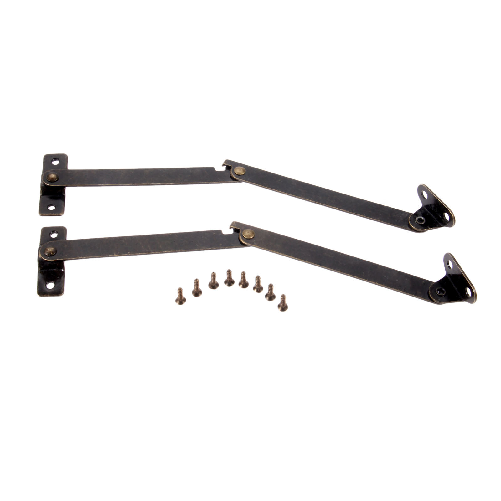 2PCS Lid Support Hinges For Wo - Furniture Hardware Antique recension och pris