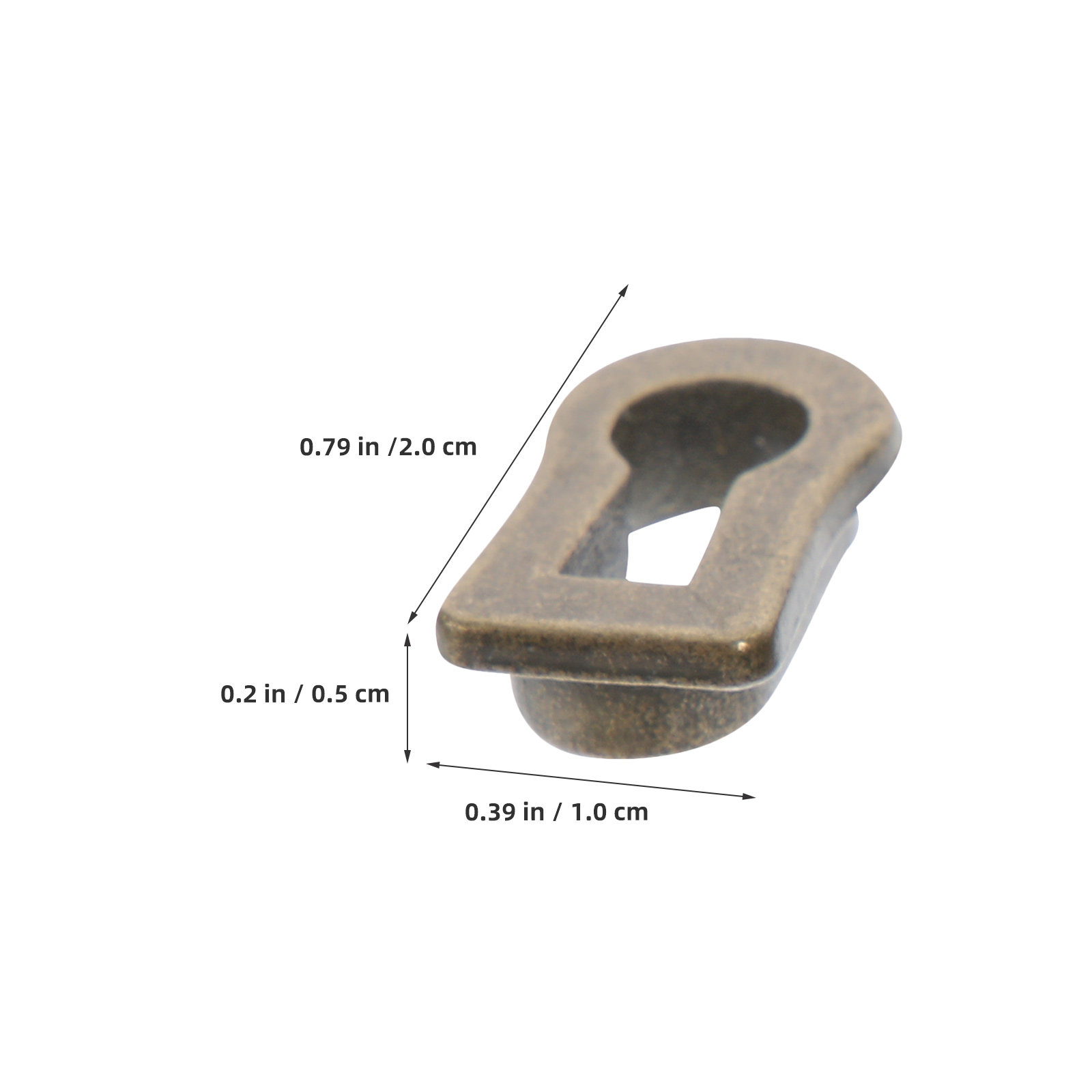 12Pcs Oval Zinc Alloy Keyhole  - Furniture Hardware Manufacturers recension och pris