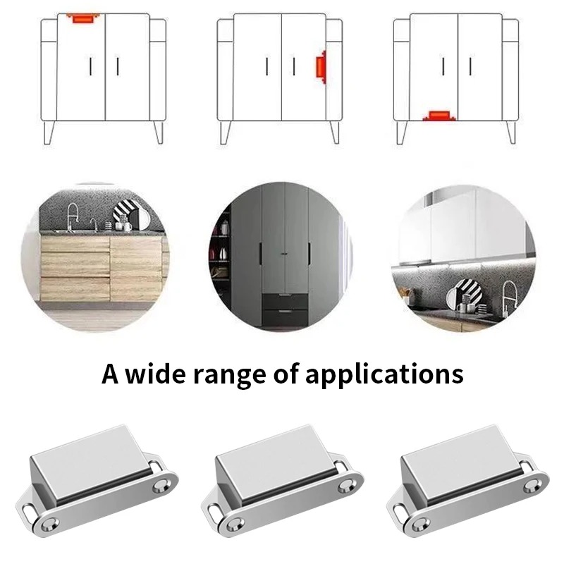 5/12/20pcs magnetic door Catch - Used Furniture Hardware recension och pris