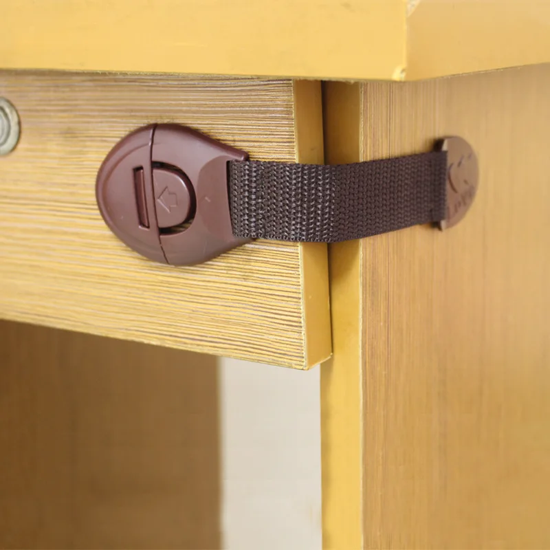 5pcs/lot Brown Cabinet Safety  - Furniture Hardware Manufacturers recension och pris