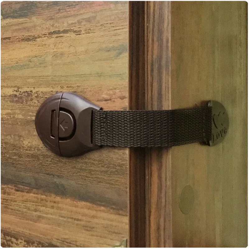5pcs/lot Brown Cabinet Safety  - Furniture Hardware Manufacturers recension och pris