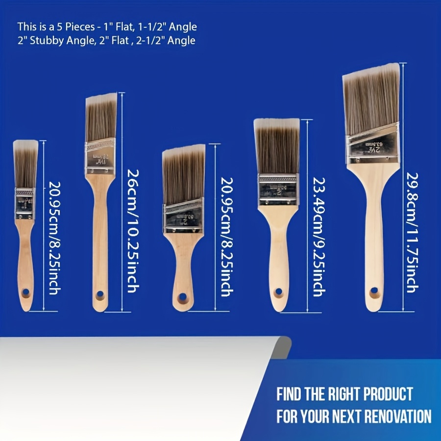 5Pcs High Quality Paint Brush  - Furniture Hardware Products recension och pris