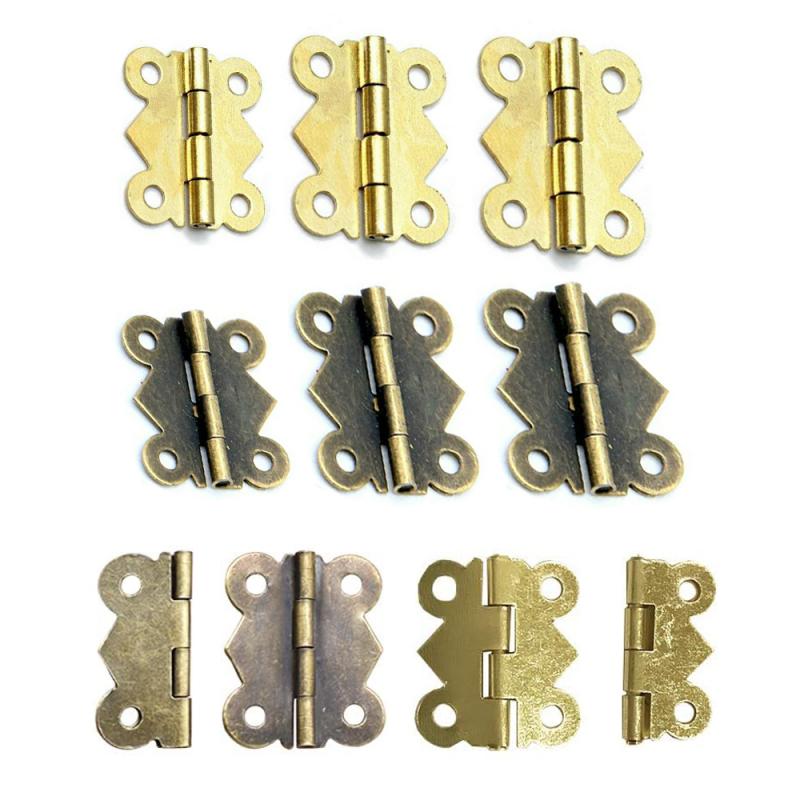 10/20pcs Hinge with Screw Butt - Furniture Hardware Antique recension och pris