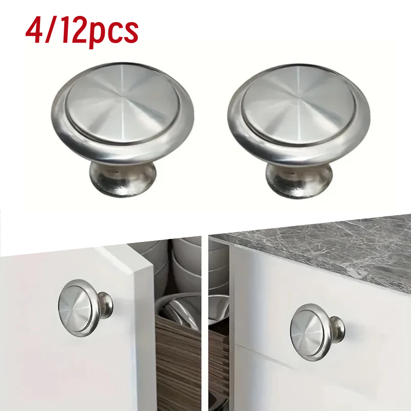 4/12pcs drawer handles, circul - Used Furniture Hardware recension och pris