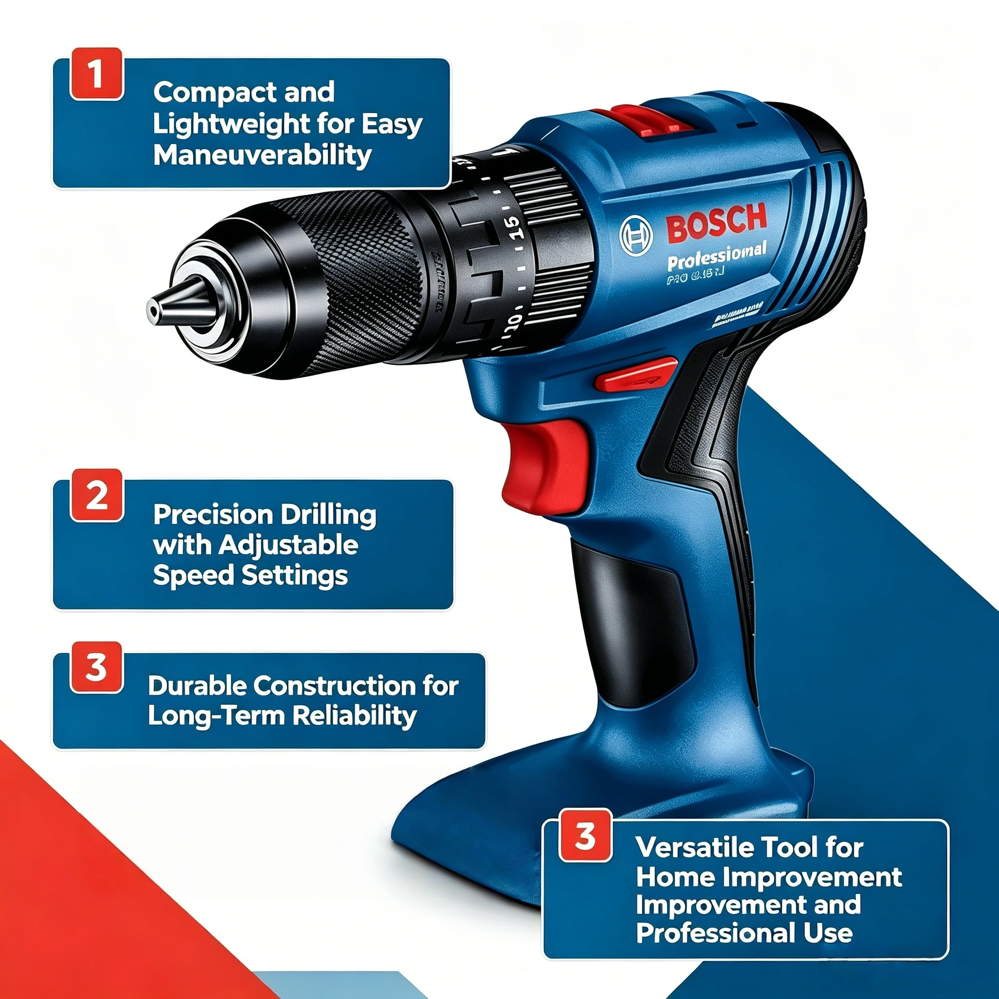 Bosch GSB 185-LI 18V Cordless  - Bosch Drill Gsb 18V recension och pris