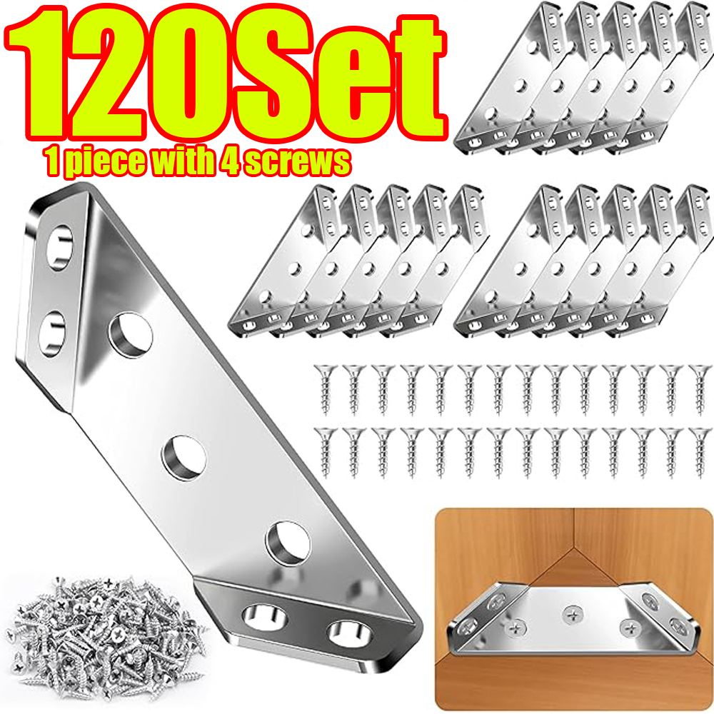 1-120Set Furniture Corner Conn - Shelf Peg Support recension och pris