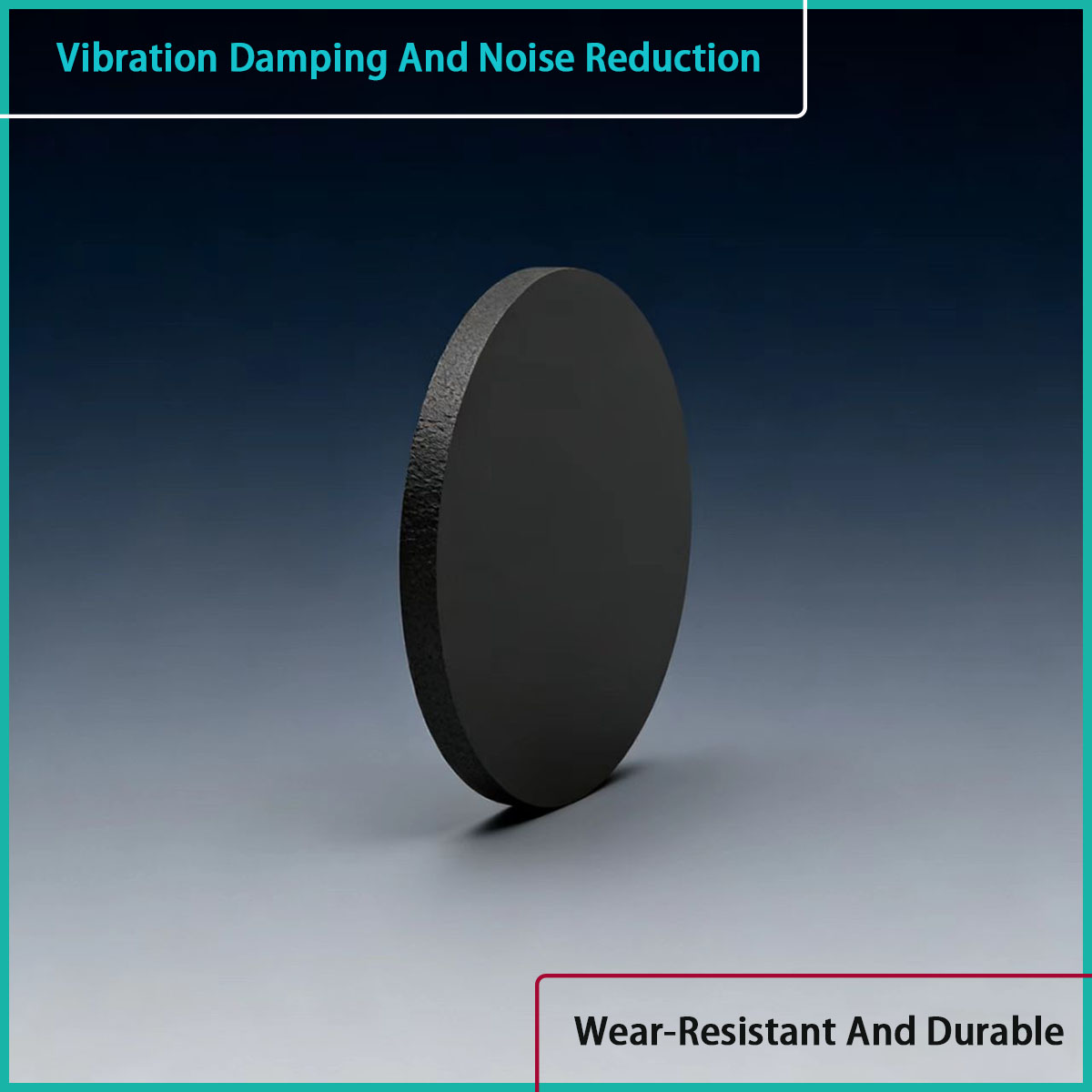Thick 1/1.5/2/3/4mm black rubb - Used Furniture Hardware recension och pris