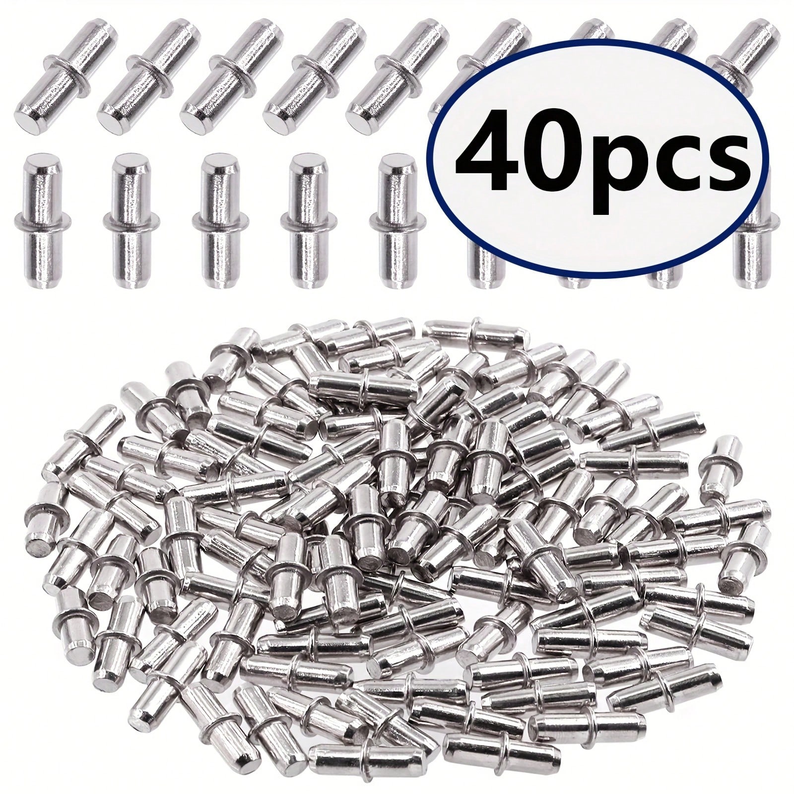 40 Pieces Shelf Pins Wall Laye - Shelf Peg Support recension och pris