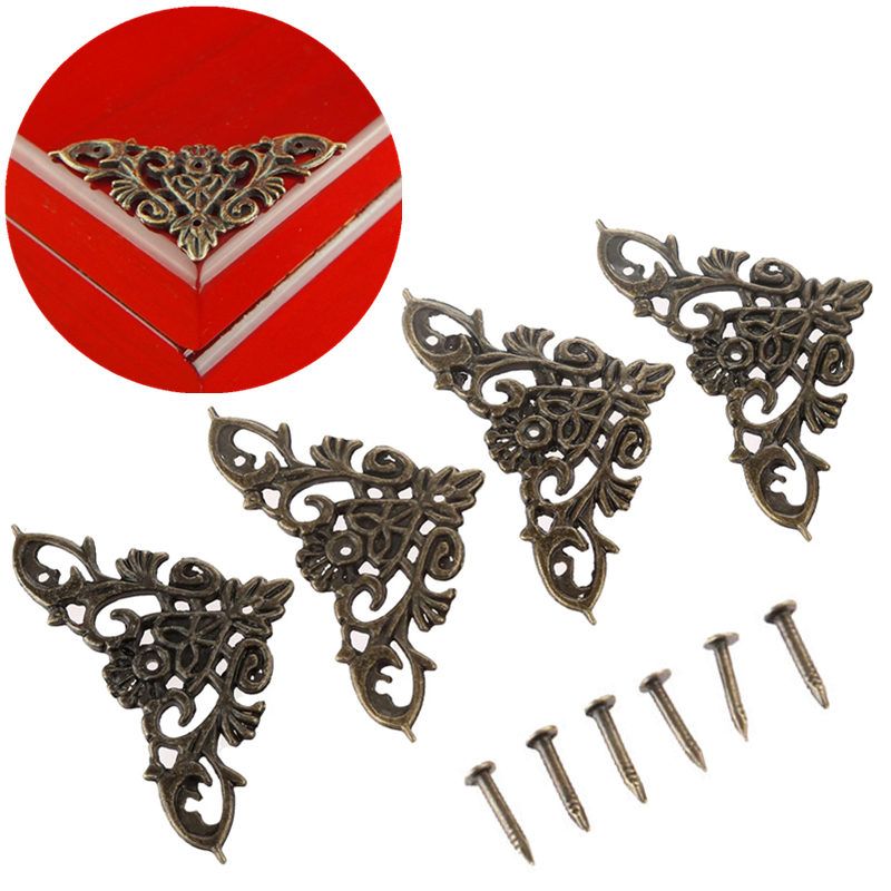 12pcs Antique Corner Brackets  - Furniture Hardware Antique recension och pris