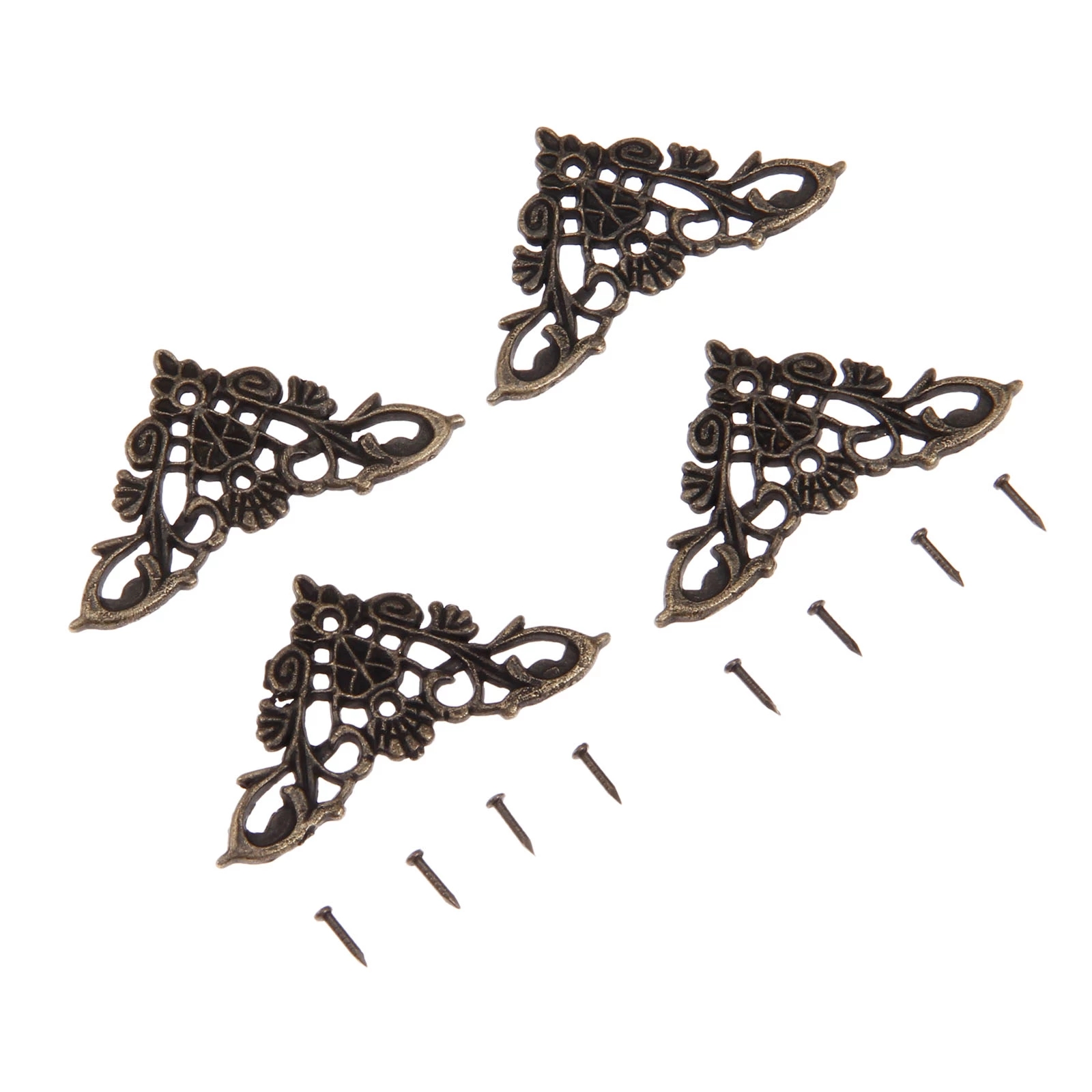 12pcs Antique Corner Brackets  - Furniture Hardware Antique recension och pris
