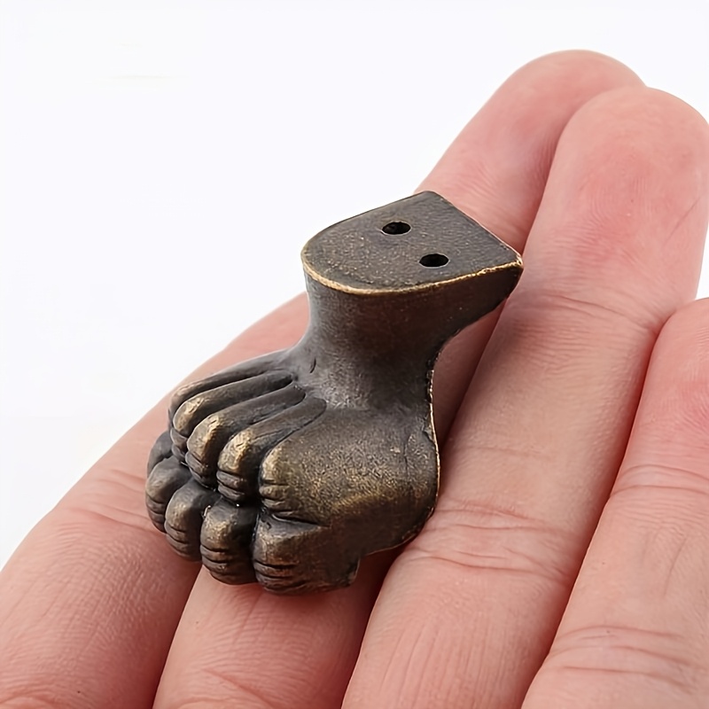 8pcs Antique Foot Brass Jewelr - Furniture Hardware Antique recension och pris