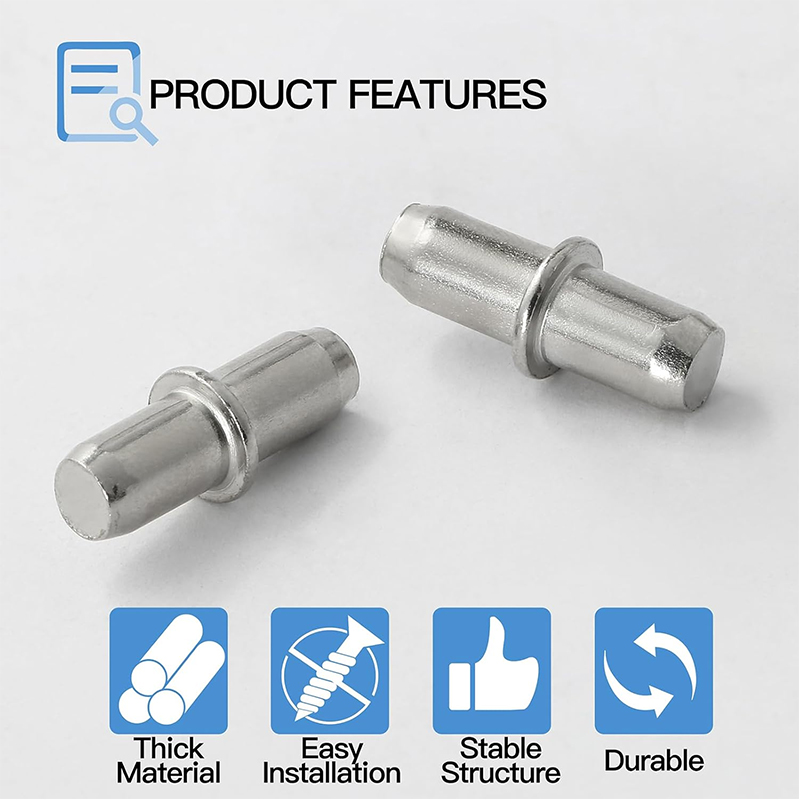 24/ 48/ 96 pcs 5mm Shelf Suppo - Shelf Peg Support recension och pris