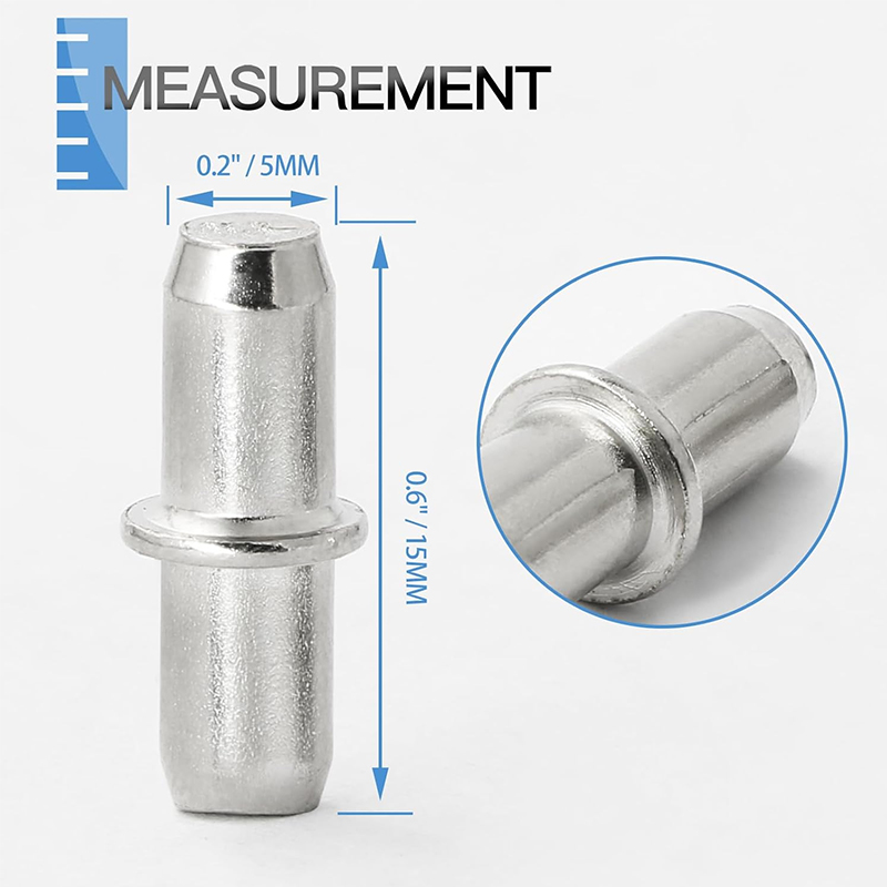 24/ 48/ 96 pcs 5mm Shelf Suppo - Shelf Peg Support recension och pris