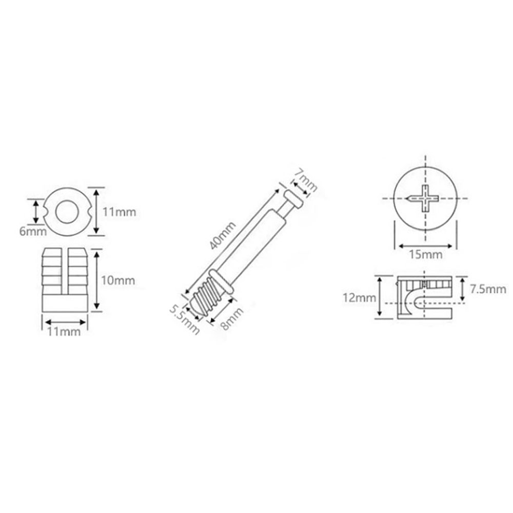 3 in 1 Dowel Jig Screw Furnitu - Furniture Hardware Cam Lock recension och pris