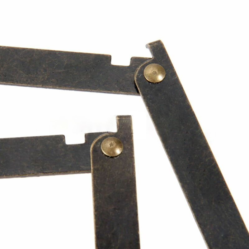 2PC Antique Bronze Lid Support - Furniture Hardware Antique recension och pris