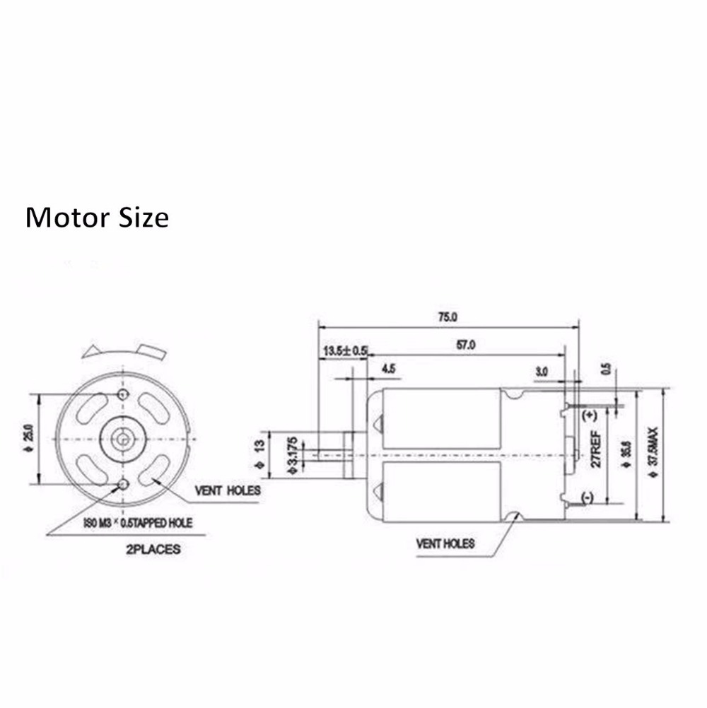 DC RS550 Motor 13 teeth 13teet - Bosch Drill Gsb 18V recension och pris