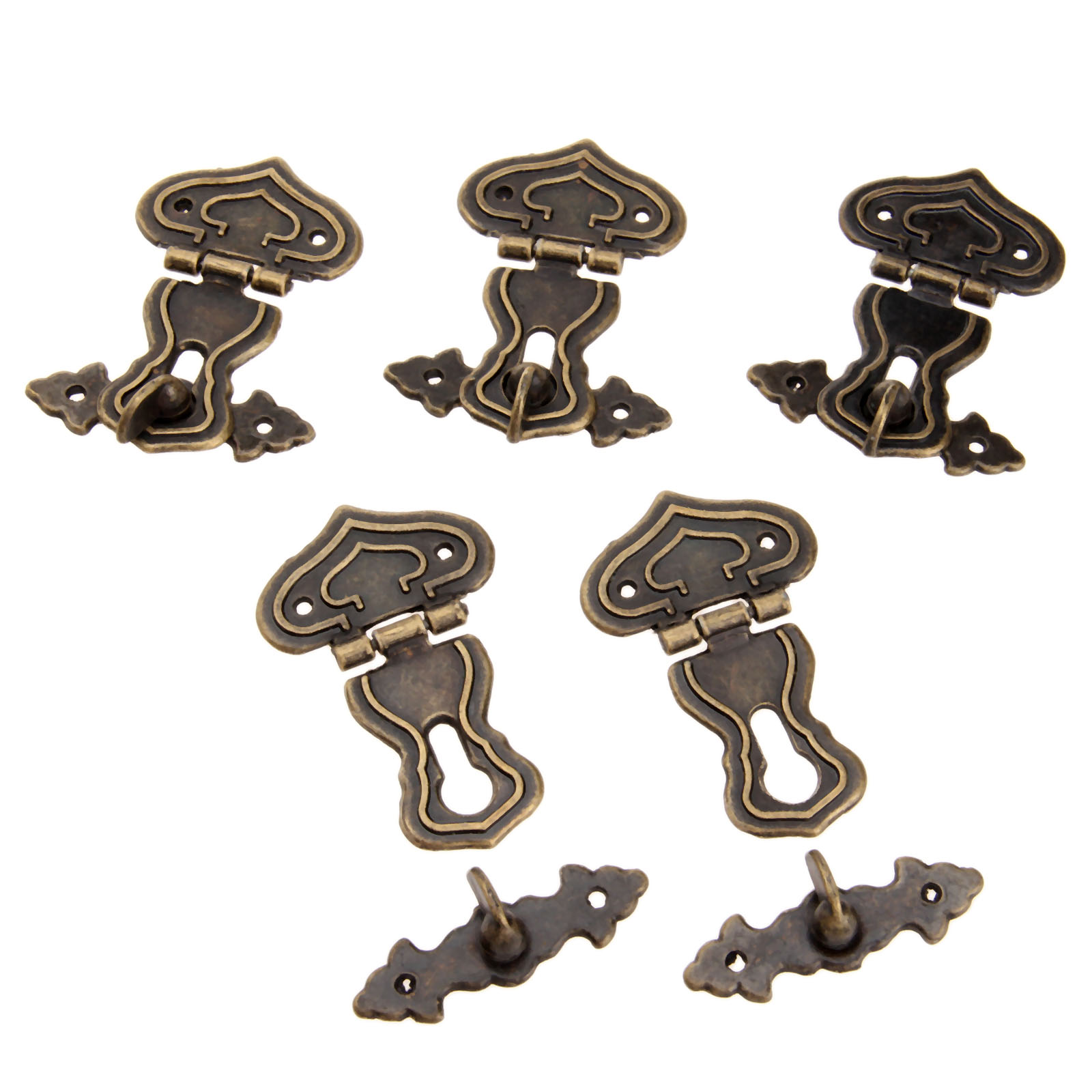 5Pcs 63x47mm Antique Metal Loc - Furniture Hardware Manufacturers recension och pris