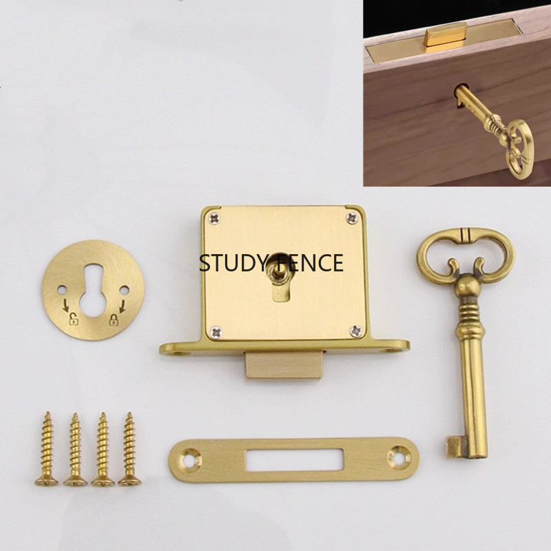 1PC Antique Metal Drawer Lock  - Furniture Hardware Manufacturers recension och pris