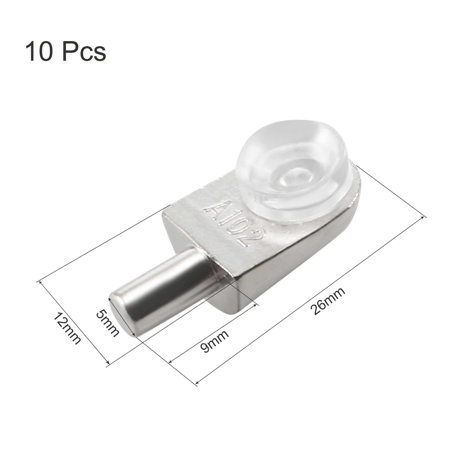 10pcs Shelf Support Pegs Zinc  - Shelf Peg Support recension och pris