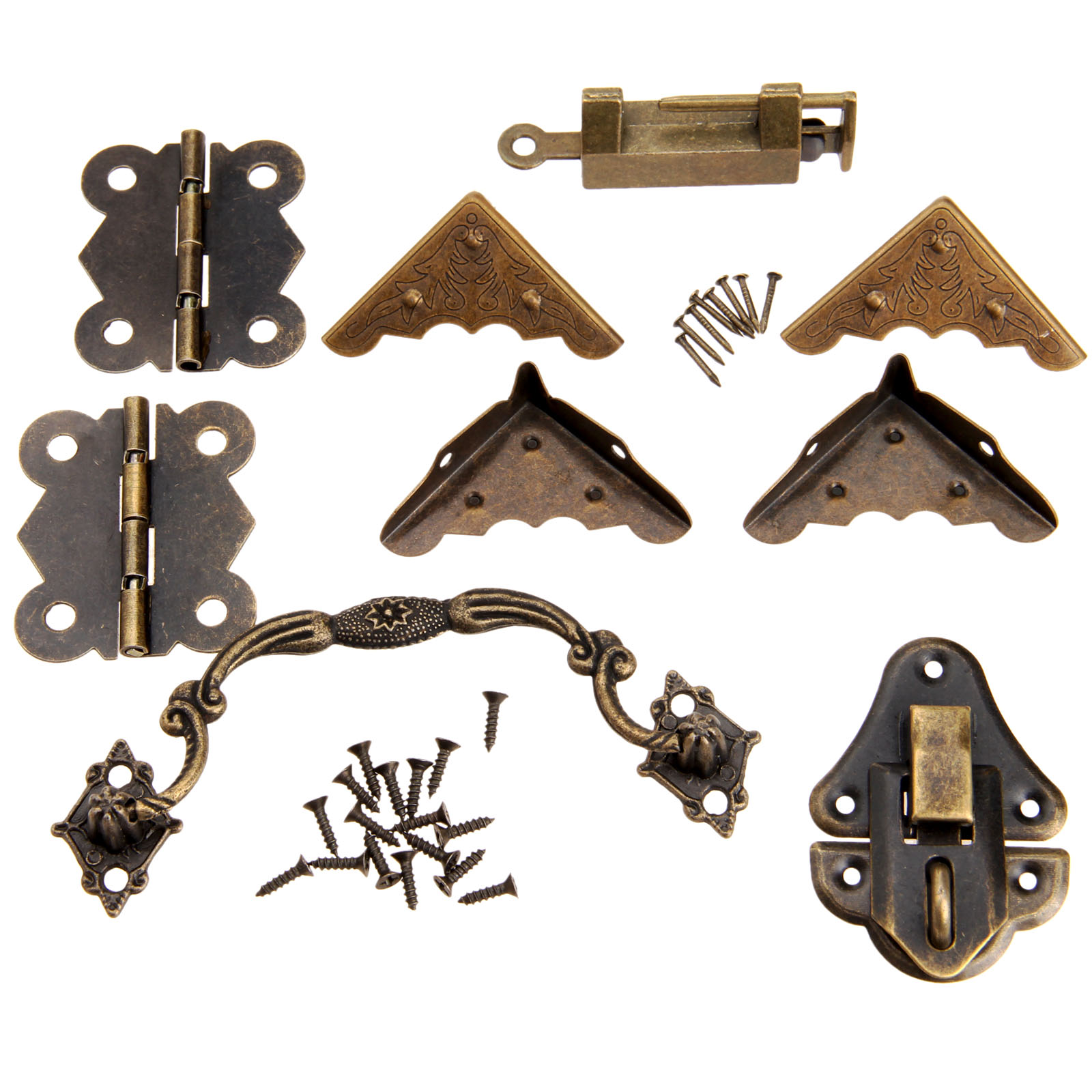 9Pcs/set Furniture Fittings Ch - Furniture Hardware Antique recension och pris