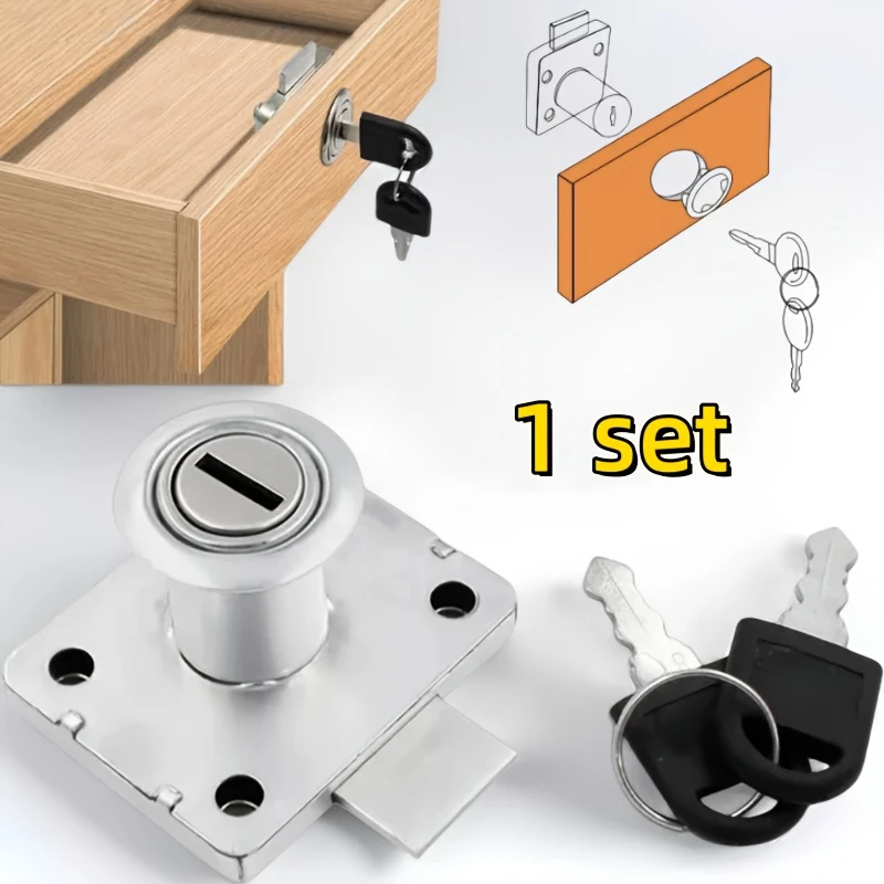Cabinet Drawer Lock Wardrobe C - Furniture Hardware Cam Lock recension och pris