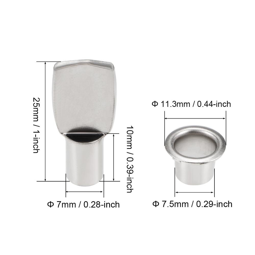 Uxcell 20-200Pcs Shelf Bracket - Shelf Peg Support recension och pris