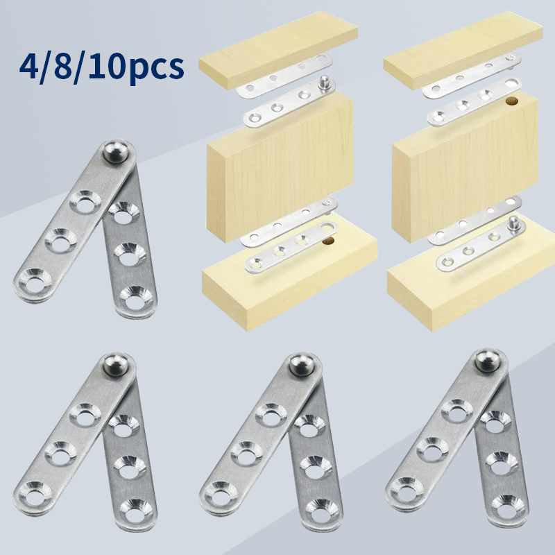 4/8/10 Pcs Rotating Hinges, Us - Used Furniture Hardware recension och pris