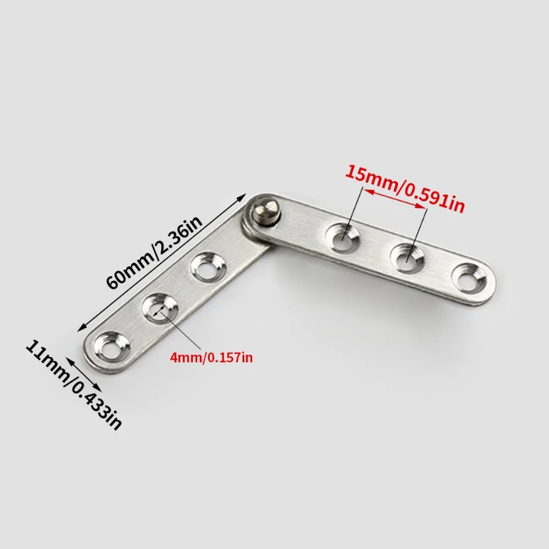 4/8/10 Pcs Rotating Hinges, Us - Used Furniture Hardware recension och pris